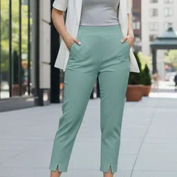 Jinax Women Relaxed Easy Wash Trousers-picture-12