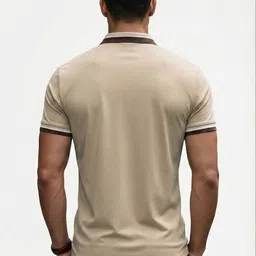 R.Code by The Roadster Life Co. Men Brand Logo Polo Collar T-shirt image 2