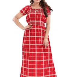 CINCO Checked Maxi Nightdress-picture-32