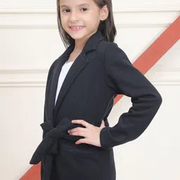 MINI & MING  Girls Cotton Long Sleeve Winter Coats With Waist Belt image 4