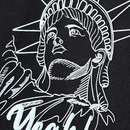 Honeyhap Boys Pack Of 2 Typography Printed Round Neck Cotton T-shirts image 3