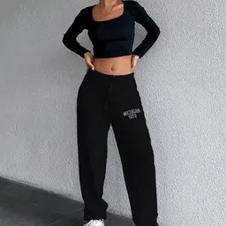 TABADTOD Women Striped Relaxed Loose Fit Easy Wash Trousers-image-51