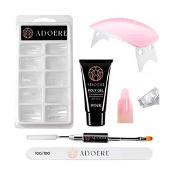 Adoere Set Of 6 Nail Extension Kit-Pink image 1