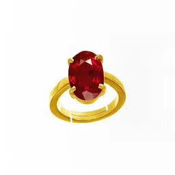 GenZcomplex Gold-Plated Brass Finger Ring image 1