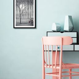 999Store Multicoloured Trees Wall Painting-picture-0