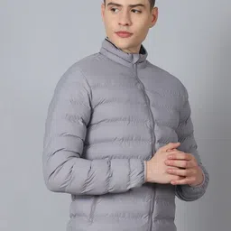 HOUSE OF VEDAS Men Lightweight Bomber with Embroidered Jacket image 3