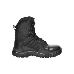 Allen Cooper Plain Toe Biker Boot High Ankle PU Sole Size 8 UK/India Black, AC-1097-picture-10