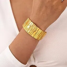 Aurelva Women Gold-Plated Cuff Bracelet-picture-29