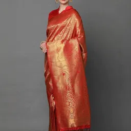 KSALIYA Red Art Silk Sarees-picture-25