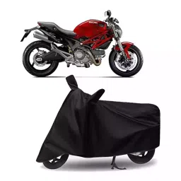 Auto Pearl Bike Cover for Ducati Monster 796 S2R (Black)-picture-17