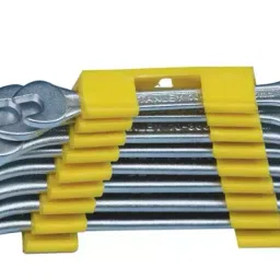 Durelo D-1212M Chrome Vanadium Steel Double Open End Spanner Set of 12 image 1