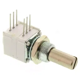 Vishay Panel Mount, Through Hole Rotary Potentiometer 500 mW Power 1 kΩ Resistance Pin Terminal, 14820F0GJSX13102KA image 2