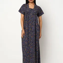 Juliet Women Printed Maxi Nightdress-image-82
