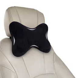 Billebon Fiber Car Neck Pillow Head , Neck Support for Car Seat, Office Chair , Travel - Black-picture-19