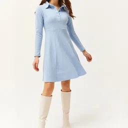 Olalook Women Fit & Flare Dress-image-36