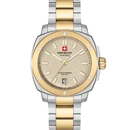 SWISS MILITARY HANOWA Men Dial & Stainless Steel Bracelet Style Straps Analogue Watch SMWGH0006560 image 3