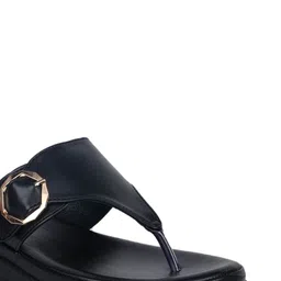 Shezone Women T-Strap Flats with Buckles image 2