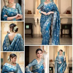 tammu designer Ethnic Motifs Zari Art Silk Heavy Work Banarasi Saree-picture-24