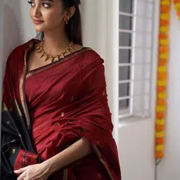 Anjaneya Sarees Woven Design Zari Banarasi Saree image 2