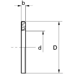 Bosch Rexroth Bearing with 28 mm Outside Diameter, R065822030 image 4