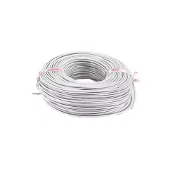 MALLA 1 Sq.mm 1 Core Flexible Cable White (90 m) Pack of 5-picture-10
