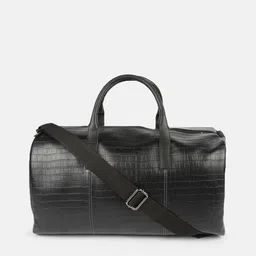 Police Black Solid Medium Croco Classy  Duffel Bag image 1