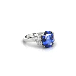 RRVGEM 10.25 Ratti Silver Plated Blue Sapphire Ring-picture-41
