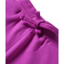 Pine Kids Knit Full Length Solid Color Lounge Pant - Fuchsia image 3