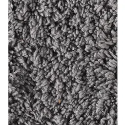 saral home Saralhome Ovel with Fringe Antiskid Bathmat Grey. 50X75 cm image 4