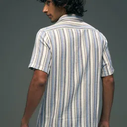 Flying Machine Men Classic Opaque Striped Casual Shirt image 4