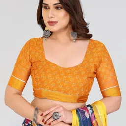 Moda Rapido Floral Poly Georgette Designer Saree image 2