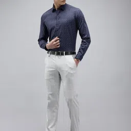 Van Heusen Slim Fit Geometric Printed Formal Shirt image 5