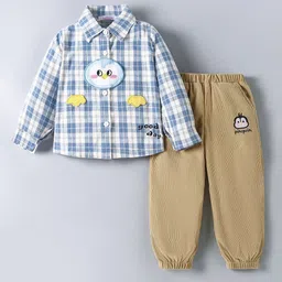 Hopscotch Boys Checked Shirt with Trousers-picture-27