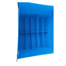 GENERIC 600x400x200 mm 100 Kg Capacity Rectangular Polypropylene Partition Box, LP6-picture-32