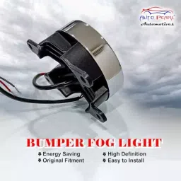 Auto Pearl 4 LED Chrome Ring DRL Fog Lamp Yellow Compatible For Maruti Suzuki Celerio 2021 Onwards image 4