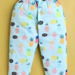 Knitting Doodles Unisex Kids Printed Night suit image 3