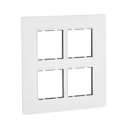 Golek Unique Modular Plate Silver Border Color Square 8 Modular, 6627 (Pack of 10)-picture-39