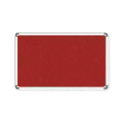 Alkosign 600mm X 600mm Red Color Astra Felt Notice Board ATRNBF 6060-picture-46