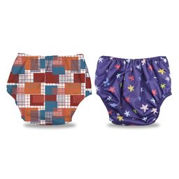 Chinmay Kids Baby Swim Diaper Waterproof Reusable Leakproof Adjustable Infant Pool Pant Boys And Girls Swim Diaper- Brown Blue-picture-40