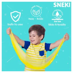 SNEKI Slime Crystal Clay Magic  Gel Jelly Putty Set  Pack of 12- Multicolor image 3