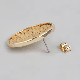 Forever New Gold-Plated Circular Studs image 3