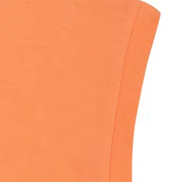 Tiny Girl Half Sleeves Girls Unite Text Printed Top - Peach image 5