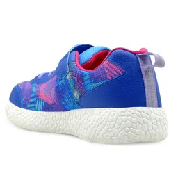 KazarMax Abstract Designed Velcro Closure Shoes - Blue & Pink image 5