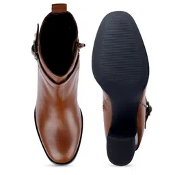 Bxxy PU Work High-Top Block Pumps image 5