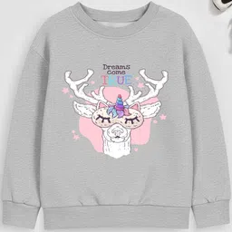 YK Girls Fleece Pullover Sweatshirts-image-95