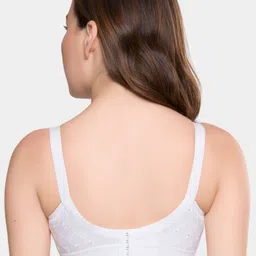 Trylo Krutika Chikan Pure Cotton Non-Padded Non-Wired Full Coverage Bra image 3