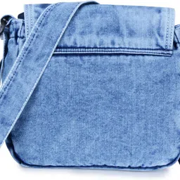 zainto Blue Women Sling Bag Denim image 2