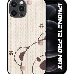 QRIOH Cartoon Characters Printed iPhone 12 Pro Max Back Case Mobile Accessories image 3