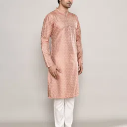 Arihant Rai Sinha Men Ethnic Motifs Printed Thread Work Kurta image 5