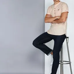 Kuons Avenue Men Thread Work Pastels Kurta image 5